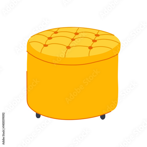 versatile pouf cartoon vector illustration