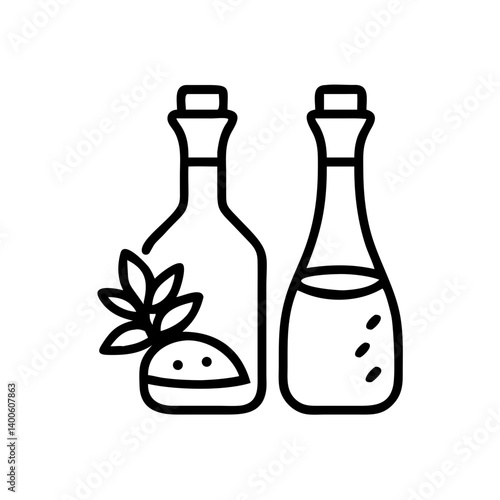 vinegar and oil