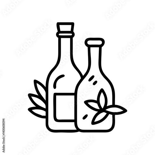 vinegar and oil