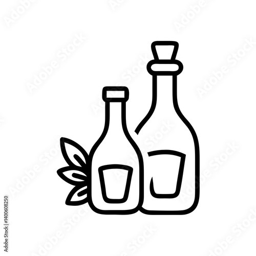 vinegar and oil