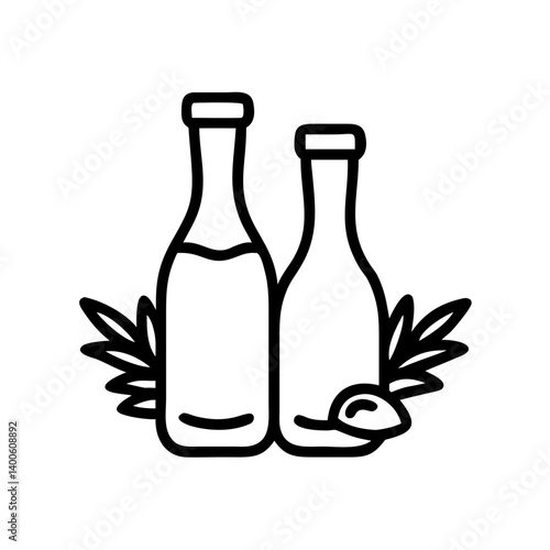 vinegar and oil