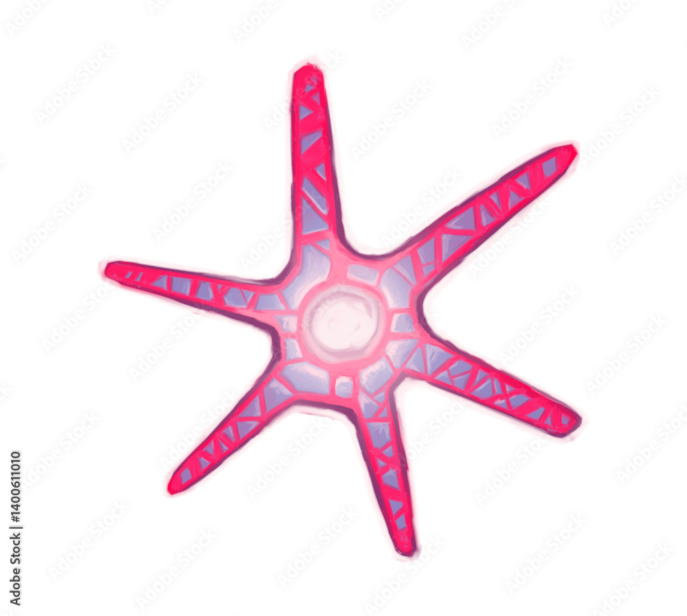 Obraz premium starfish isolated on white background