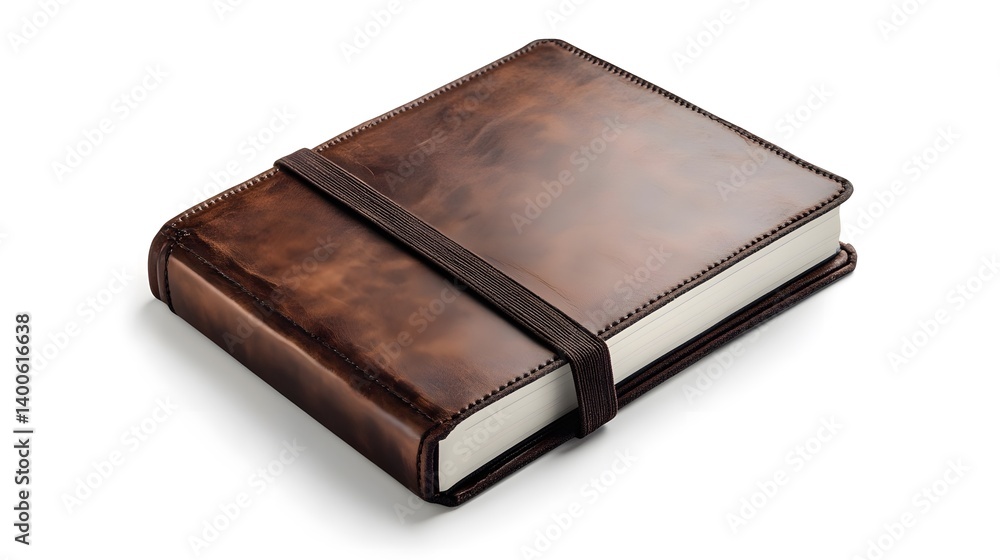 A luxurious leather-bound journal with a rustic charm
A luxurious leather-bound journal with a rustic charm