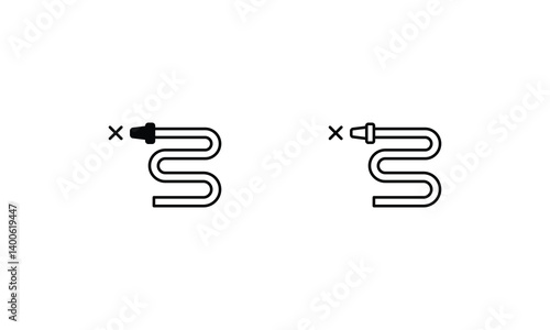 Water Crisis icons set vector stock illustration