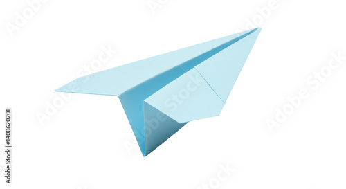 Isolated Paper Airplane