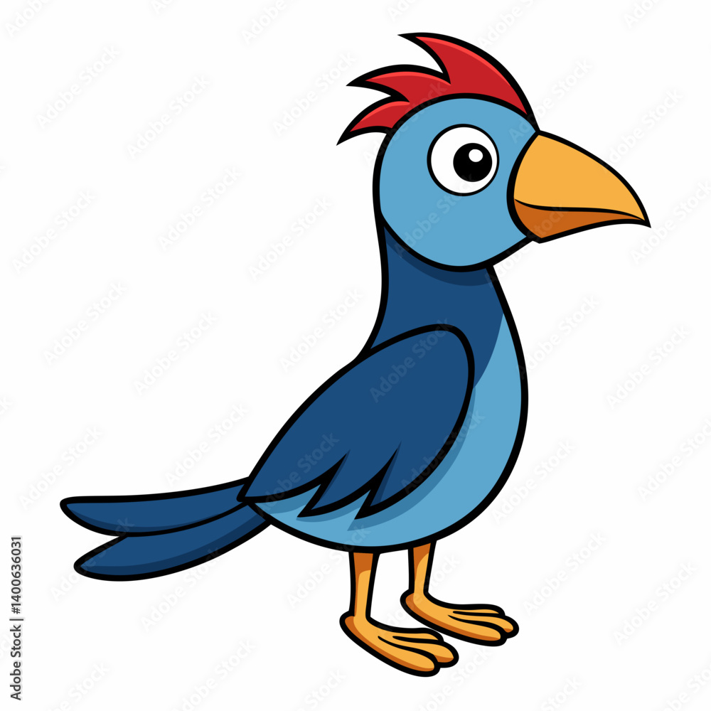 Fototapeta premium vector illustration of a bird