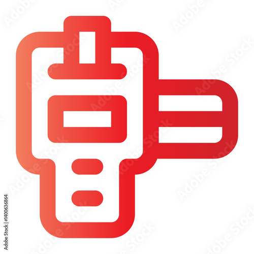 payment terminal gradient icon