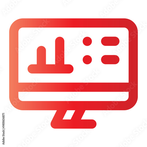 budgeting gradient icon