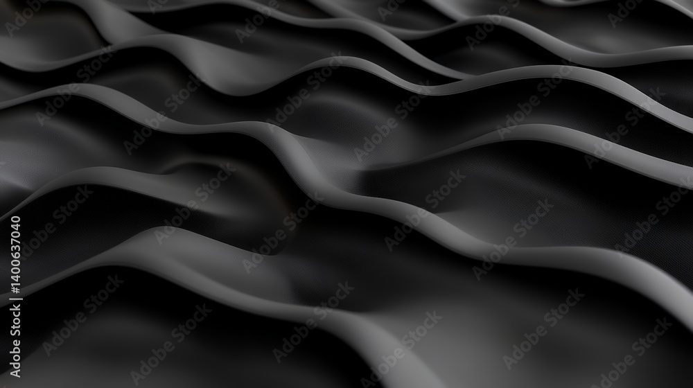 Obraz premium Dark abstract wavy texture background