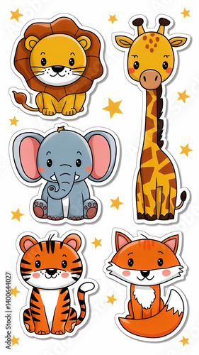 Wallpaper Mural Kawaii Cute Cartoon Animals Torontodigital.ca