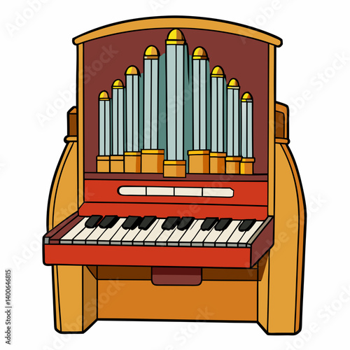 old organ pipe