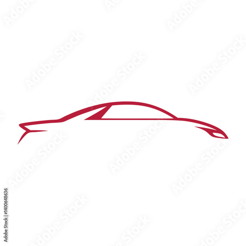 Unique car logo Modern and minimalist vector and abstract logo