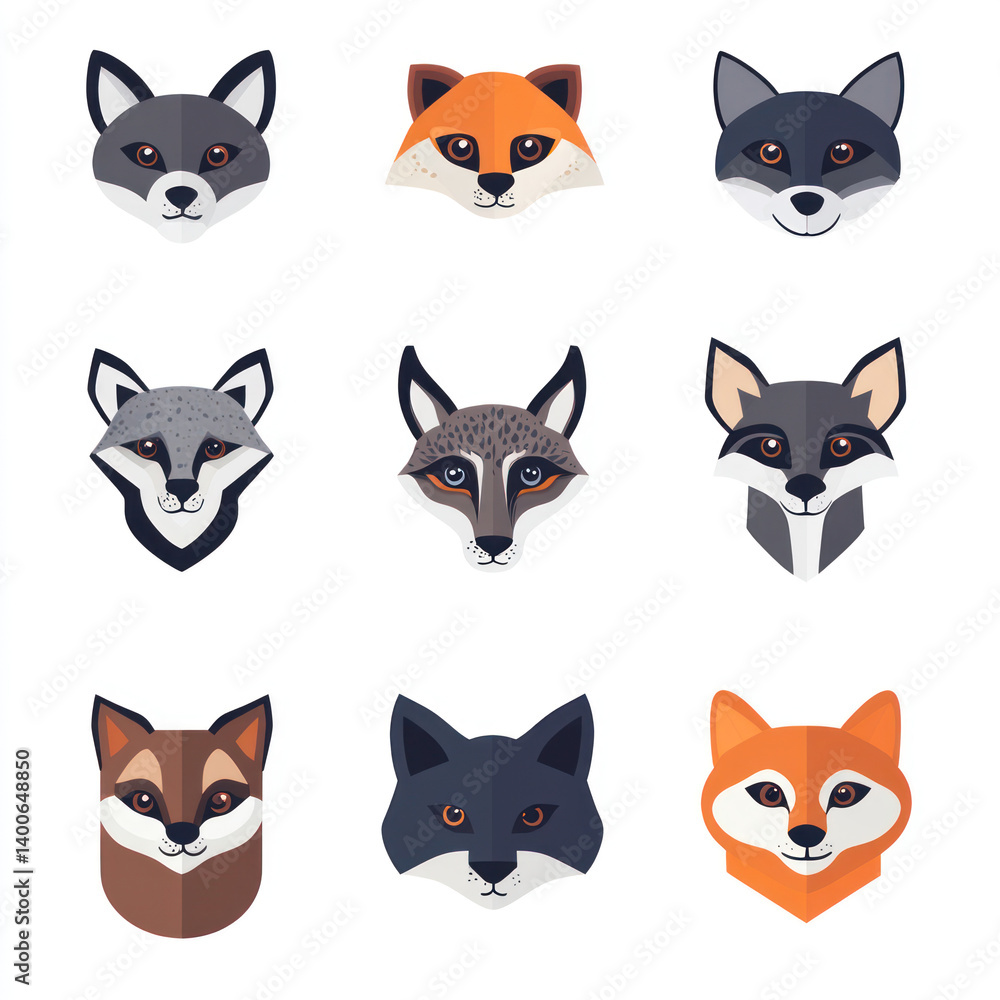 set of funny cats set of funny cats