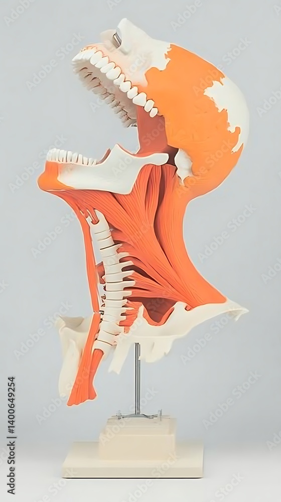 Anatomy Model, Neck Muscles