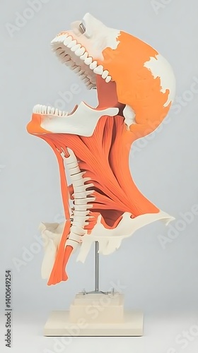 Obraz na płótnie Anatomy Model, Neck Muscles w salonie