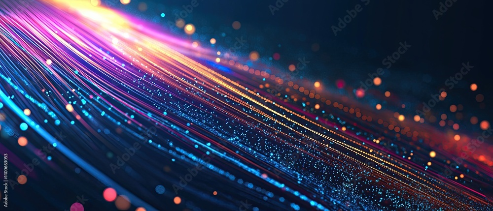 Obraz premium Dynamic Flow of Data Streams