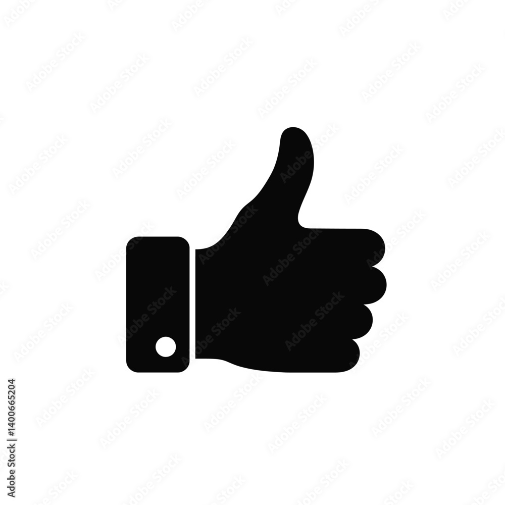 Thumbs Up Hand Gesture Icon Simple Illustration Symbol Of Approval Thumbs Up Hand Gesture Icon Simple Illustration Symbol Of Approval