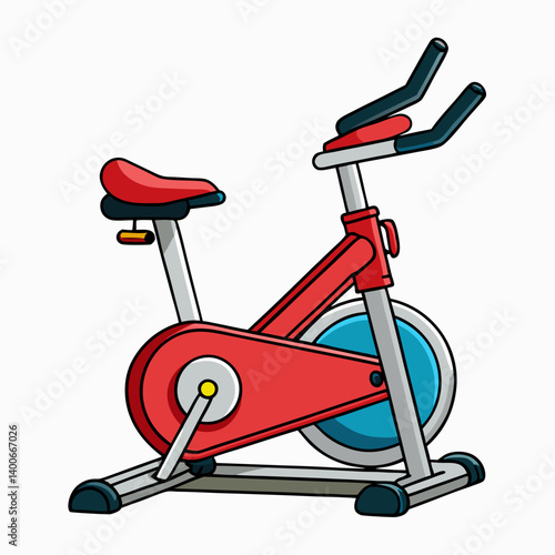 bicycle isolated on white background