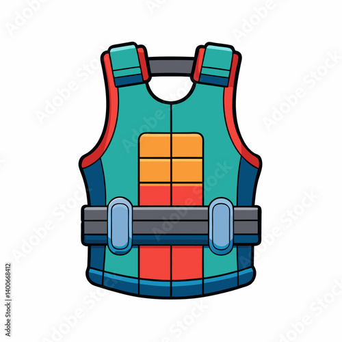 vector illustration of a pair of striped shirts