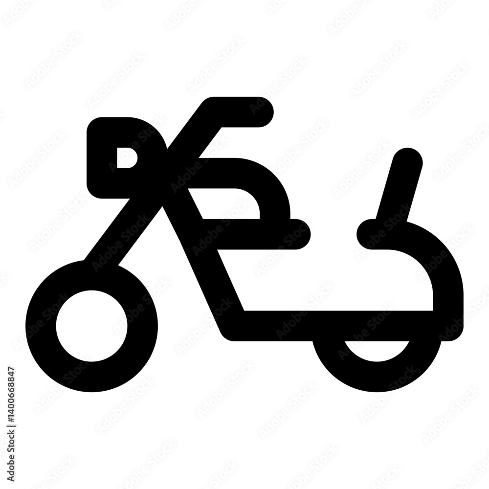 transportation dashed line icon