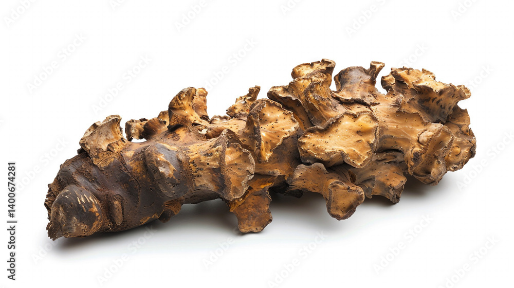 Sun root Form: A Close-Up of the Irregular Shape of Jerusalem Artichoke Sun root Form: A Close-Up of the Irregular Shape of Jerusalem Artichoke