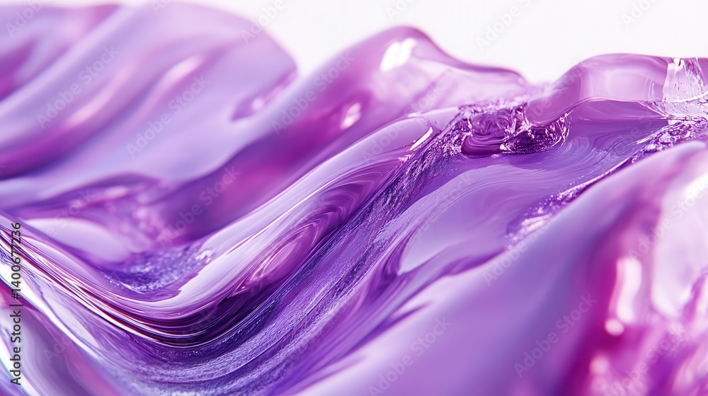 Abstract purple wave with blurred color gradient on white background, milk glass. Abstract purple wave with blurred color gradient on white background, milk glass.