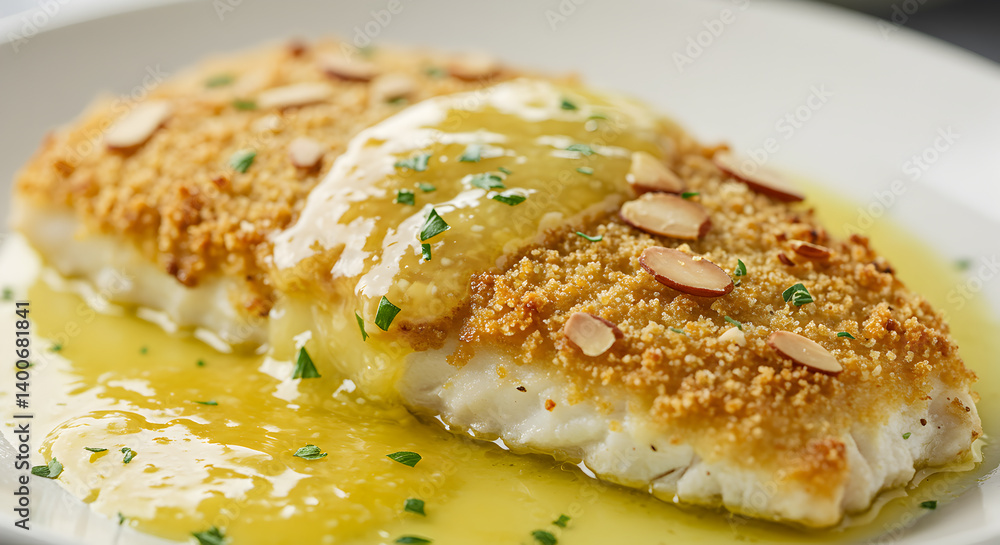 Keto Almond Crusted Tilapia with Lemon Butter Sauce in High Demand Keto Almond Crusted Tilapia with Lemon Butter Sauce in High Demand