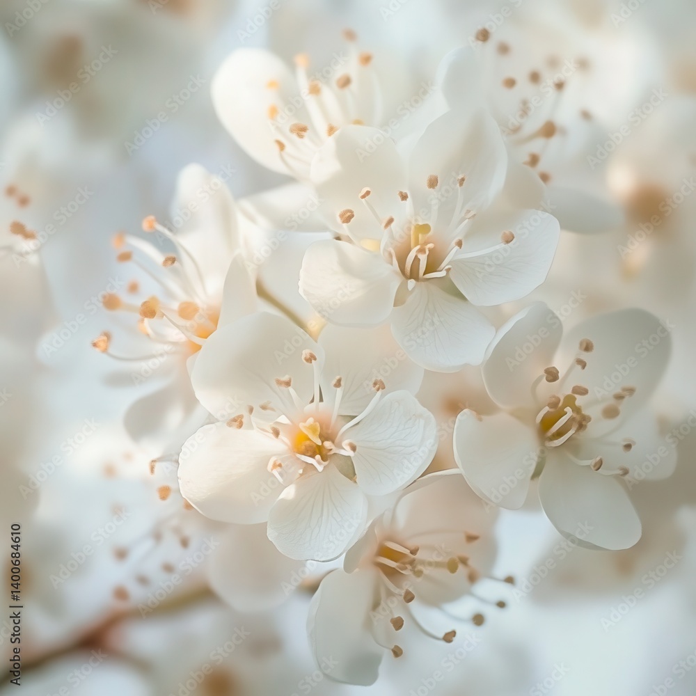 Realistic close-up photo of hawthorn flowers, capturing their delicate petals and intricate details. The image should focus on white or soft pink flowers, showcasing the textures. Realistic close-up photo of hawthorn flowers, capturing their delicate petals and intricate details. The image should focus on white or soft pink flowers, showcasing the textures.