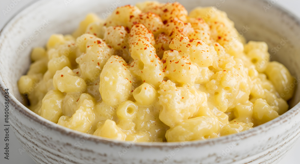 Keto Cauliflower Mac and Cheese Delight in a Rustic Bowl Close Up Keto Cauliflower Mac and Cheese Delight in a Rustic Bowl Close Up