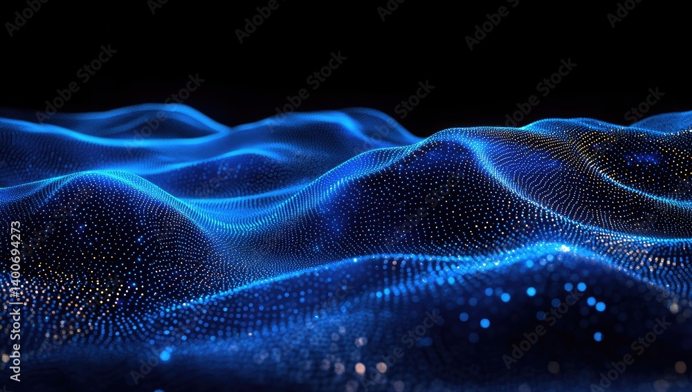 Obraz premium Abstract digital waves (5)