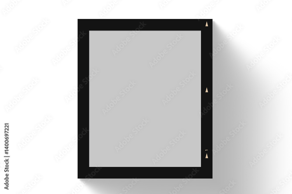A blank framed display, ready for content or artwork. A blank framed display, ready for content or artwork.