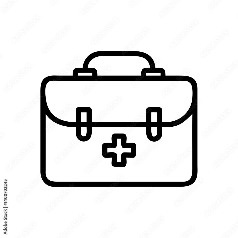 Icon of a doctorchest / first aid kit Icon of a doctorchest / first aid kit