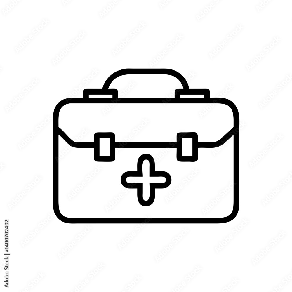Icon of a doctorchest / first aid kit Icon of a doctorchest / first aid kit