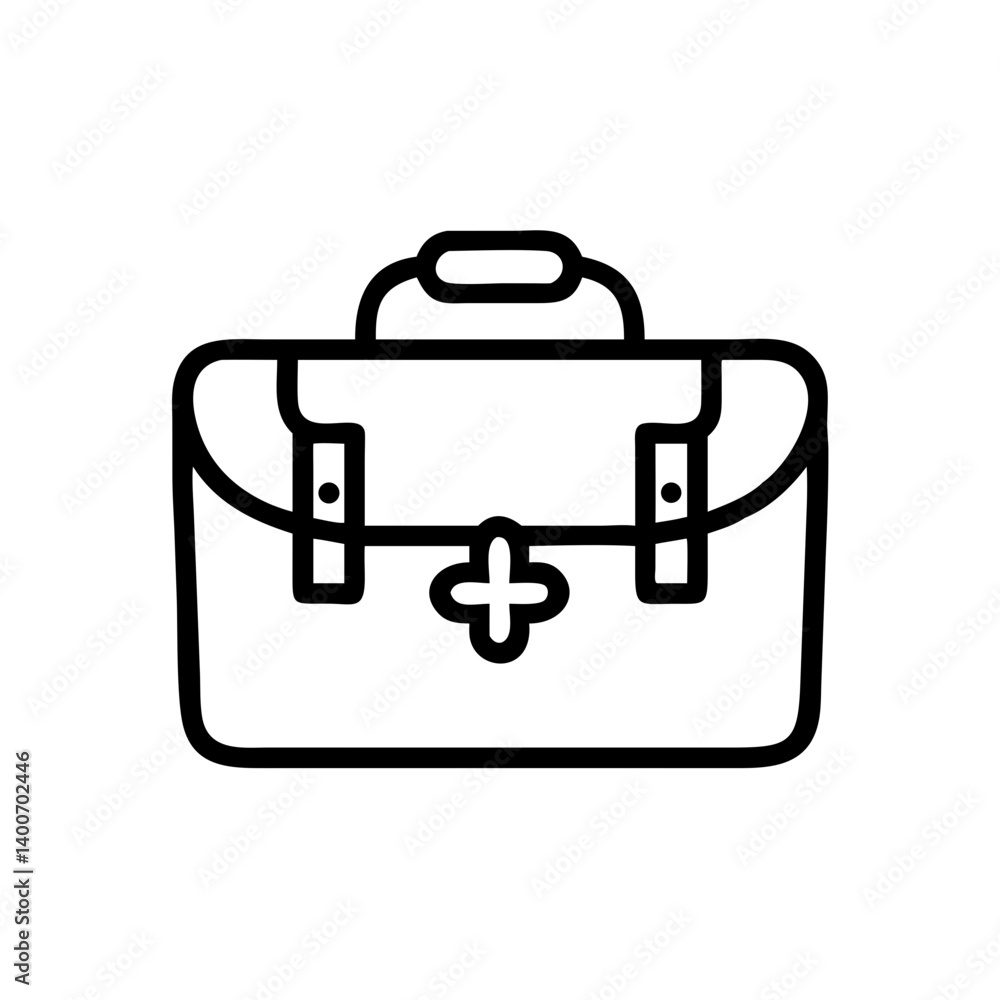 Icon of a doctorchest / first aid kit Icon of a doctorchest / first aid kit