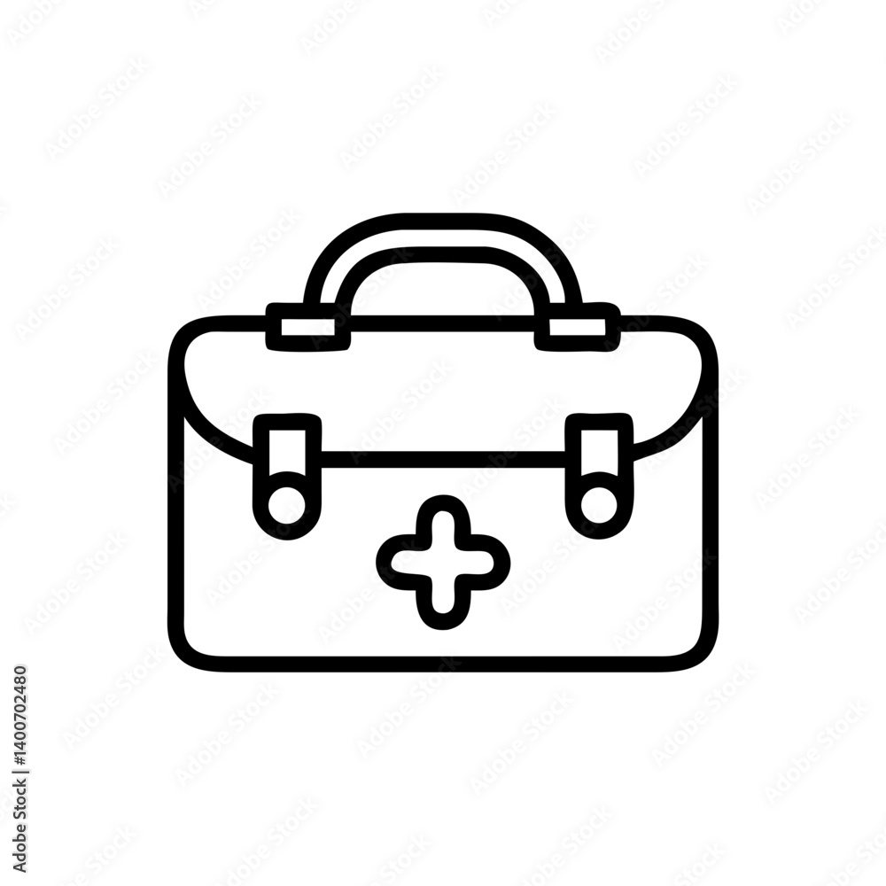Icon of a doctorchest / first aid kit Icon of a doctorchest / first aid kit