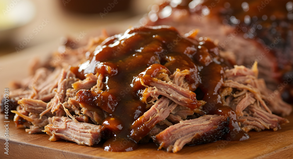 Delicious Slow Cooked Pulled Pork with Sugar Free Barbecue Sauce Delicious Slow Cooked Pulled Pork with Sugar Free Barbecue Sauce