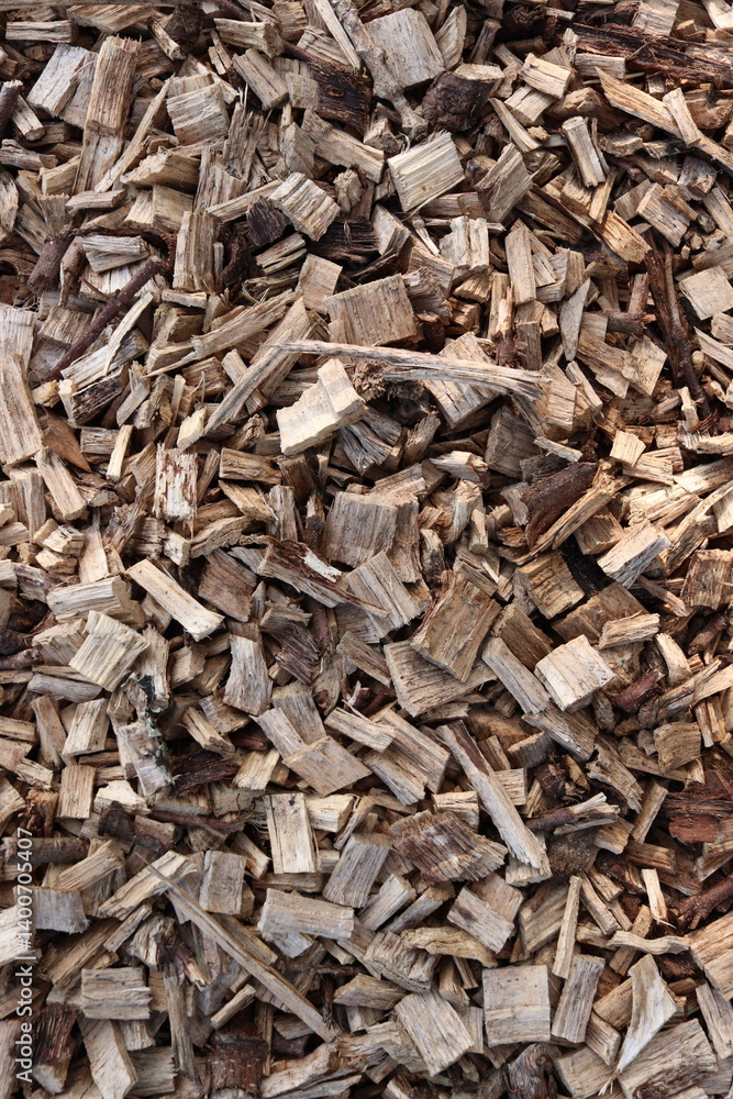 Wood Chips Pile Ground Natural Texture Background Wood Chips Pile Ground Natural Texture Background