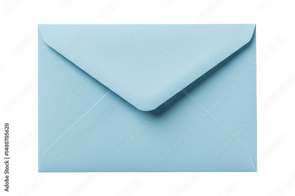 Pale blue envelope isolated on white background, blue envelope transparent png Pale blue envelope isolated on white background, blue envelope transparent png