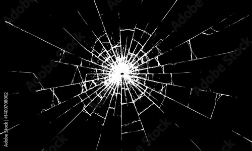 broken screen textrue and illustration vector