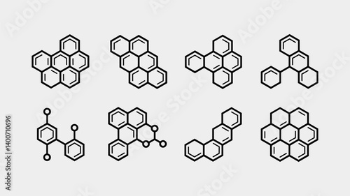 Molecular Marvels: A collection of intricate molecular structures, each meticulously crafted with precision, showcasing the beauty and complexity of the microscopic world.