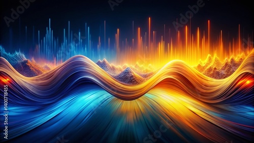 Abstract Audio Waves: A Visual Symphony of Human Emotions