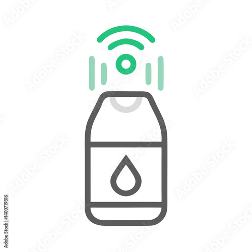 Automatic Air Freshener Dispenser Icon Representing Scent Distribution and Home Freshness