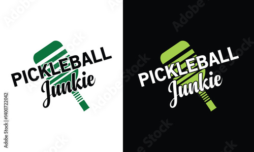 Pickleball Tshirt Design Sports Typography. Use for Shirts, mugs, stickers, cards, etc.