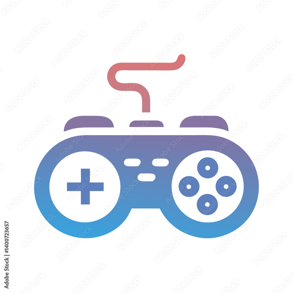 Game Controller Icon Representing Video Gaming and Interactive Entertainment Game Controller Icon Representing Video Gaming and Interactive Entertainment