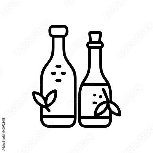 vinegar and oil