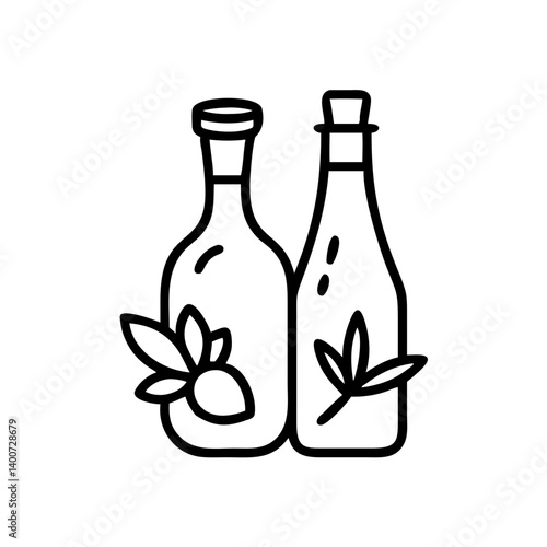 vinegar and oil