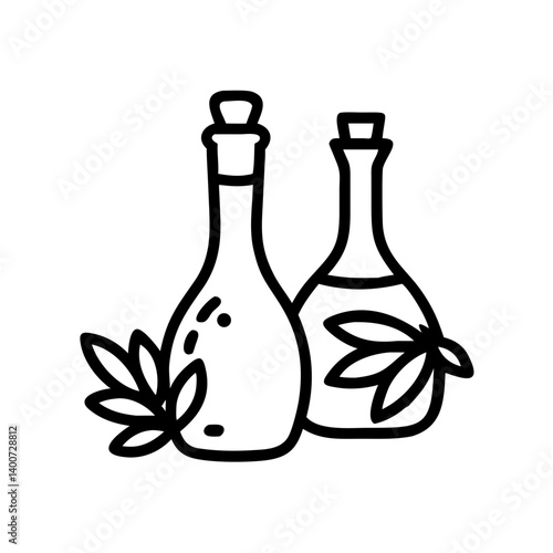 vinegar and oil