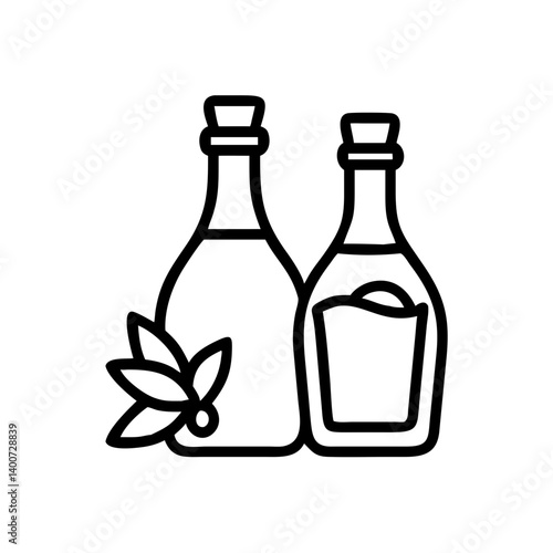 vinegar and oil