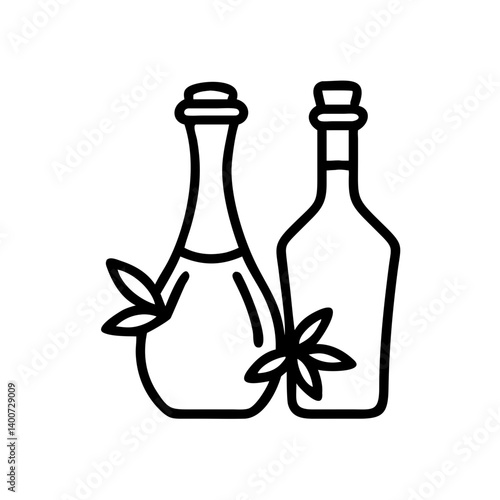 vinegar and oil