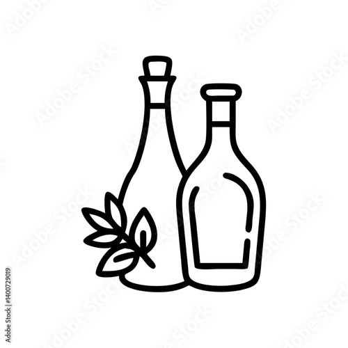 vinegar and oil